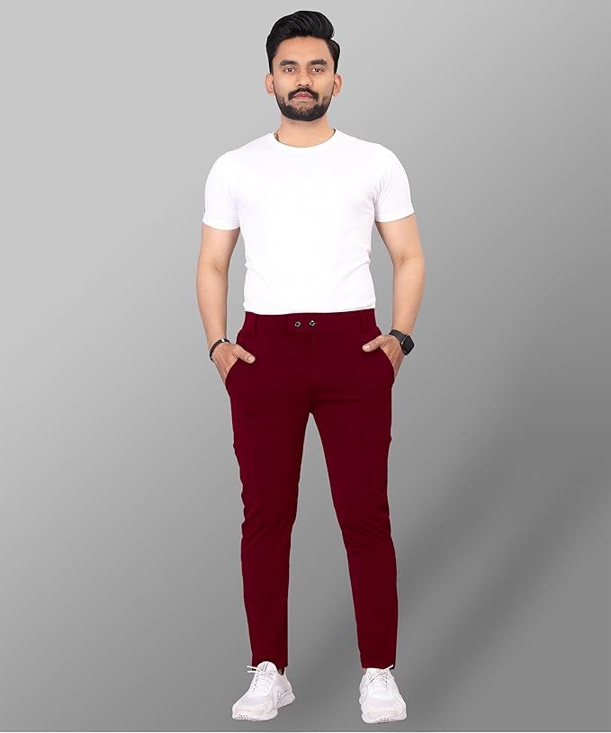 Men's Stretchable Stretchable Formal Pant Trousers