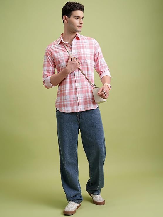 Men's Checkered Slim Fit