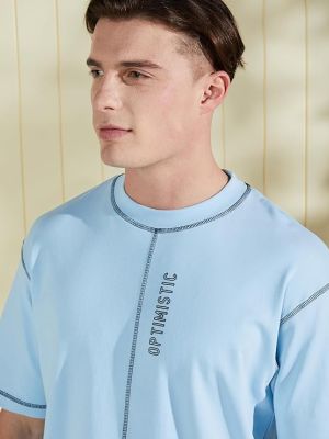 Symbol Men's Graphic Fit Cotton Oversized Round Neck T-Shirt