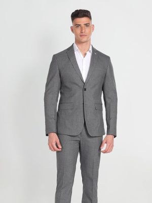 Men's Polyester Single Breasted Business Suit Pants Set