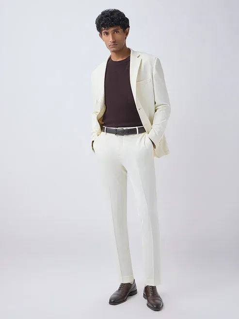 Product Off-White Slim-Tapered Fit Mid-Rise Trousers Image